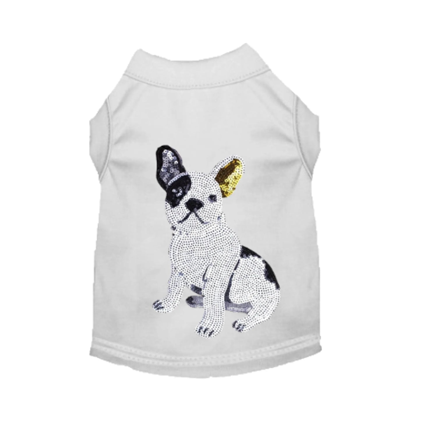 Frenchie Sequin Tee - Your Pet Connection