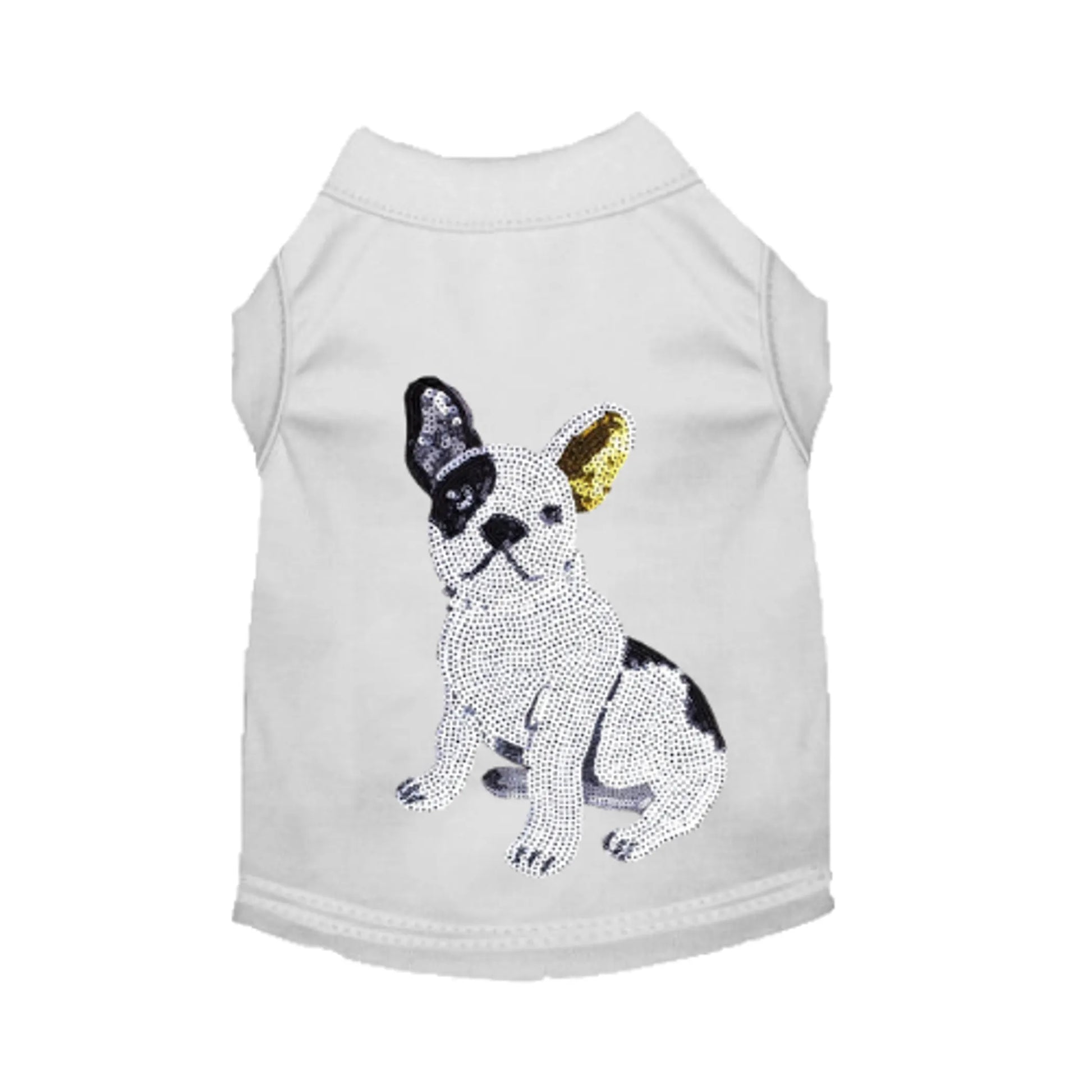 Frenchie Sequin Tee - Your Pet Connection