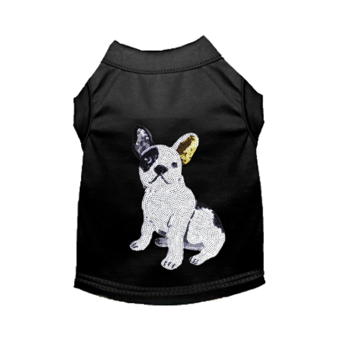Frenchie Sequin Tee - Your Pet Connection