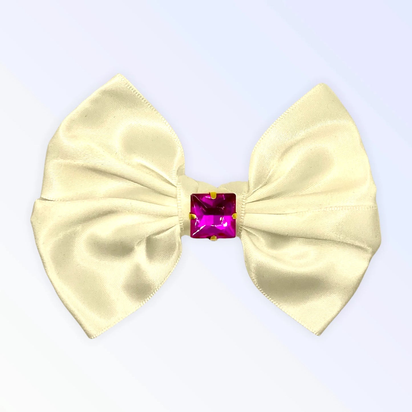 Glass Diamond Rhinestone Bow- Short - Your Pet Connection