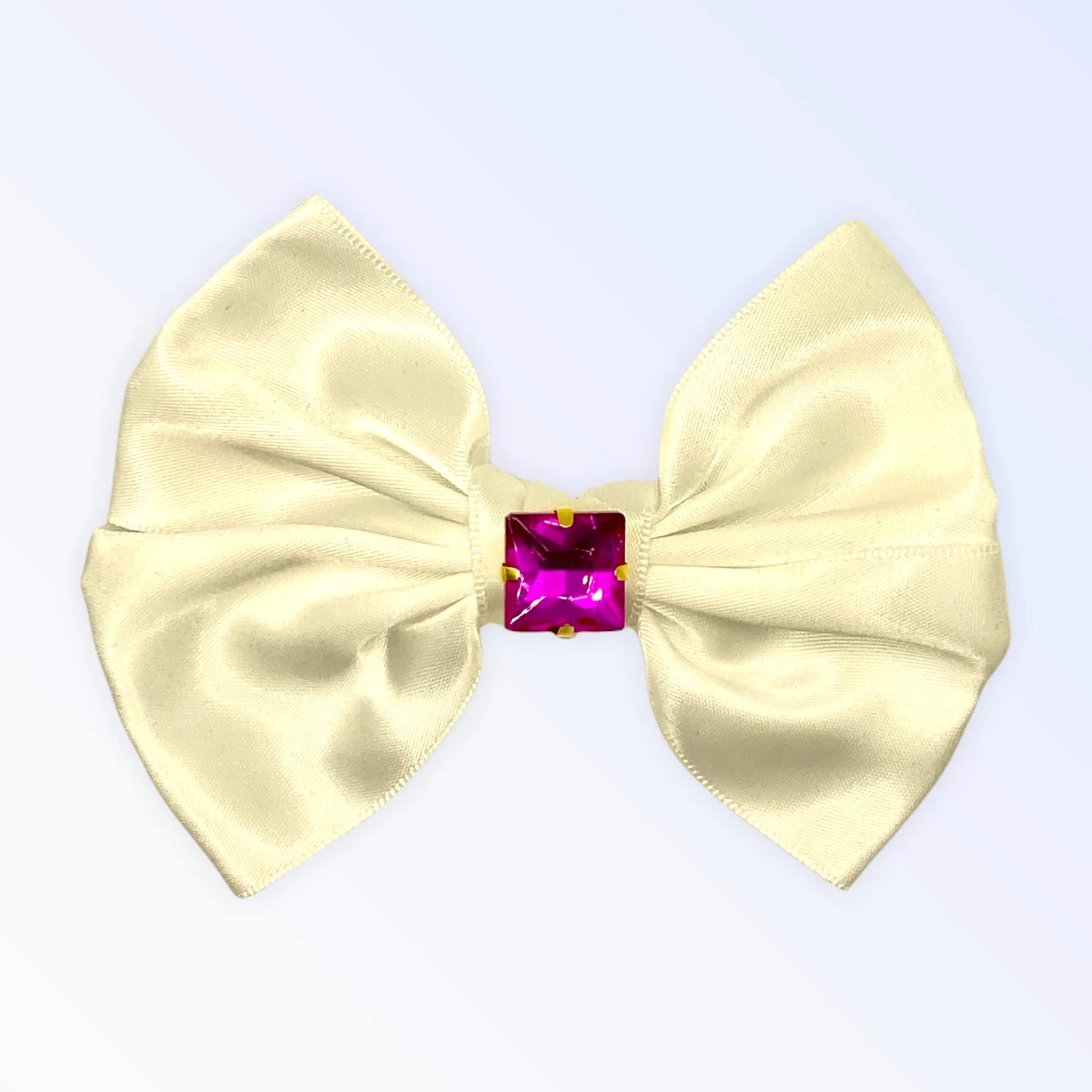 Glass Diamond Rhinestone Bow- Short - Your Pet Connection