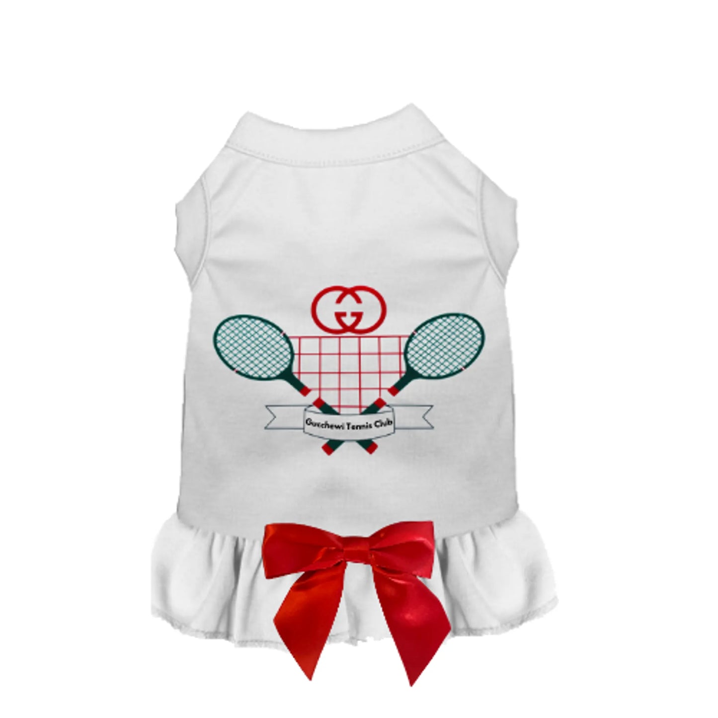 Gucchewi Tennis Club Dog Outfit - Pack Of: 1 - Your Pet Connection