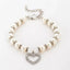 Heart and Pearl Necklace- White - Your Pet Connection