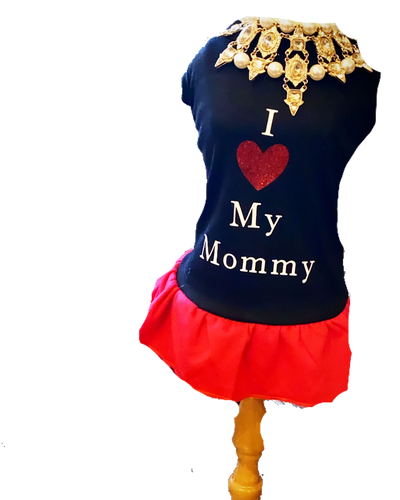 I Love  My Mommy Dress - Your Pet Connection