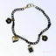 Black & Gold NO. 5 Heart Necklace - Your Pet Connection