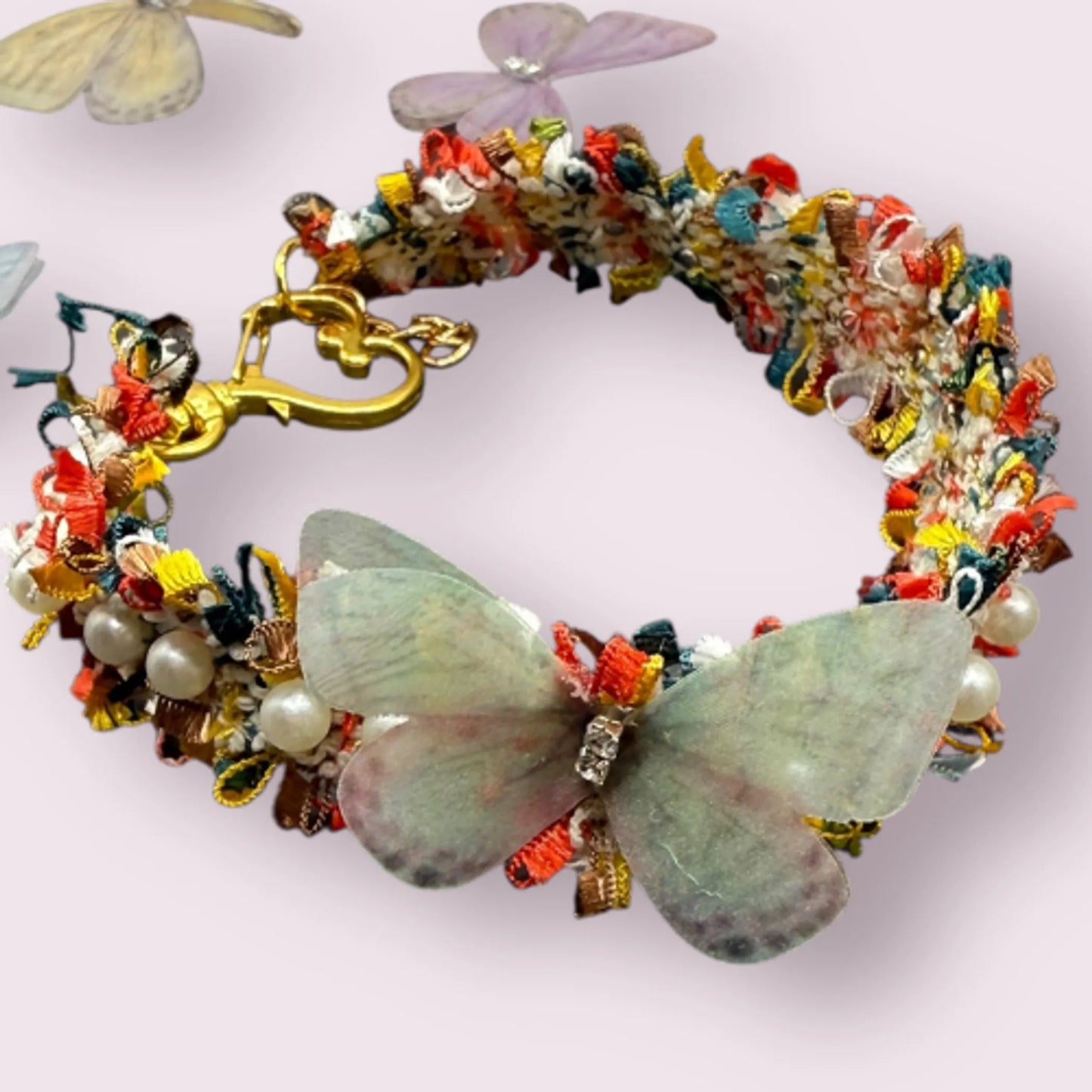 Mariposa Tweed Dog Necklaces - Your Pet Connection