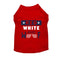 Bark Fifth Avenue Red White & Woof Tee Medium