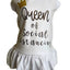 King/Queen of Social Distancing - Color: White | Pack Of: 1 - Your Pet Connection