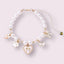 Bark Fifth Avenue Paws & Pearls Charm Necklace