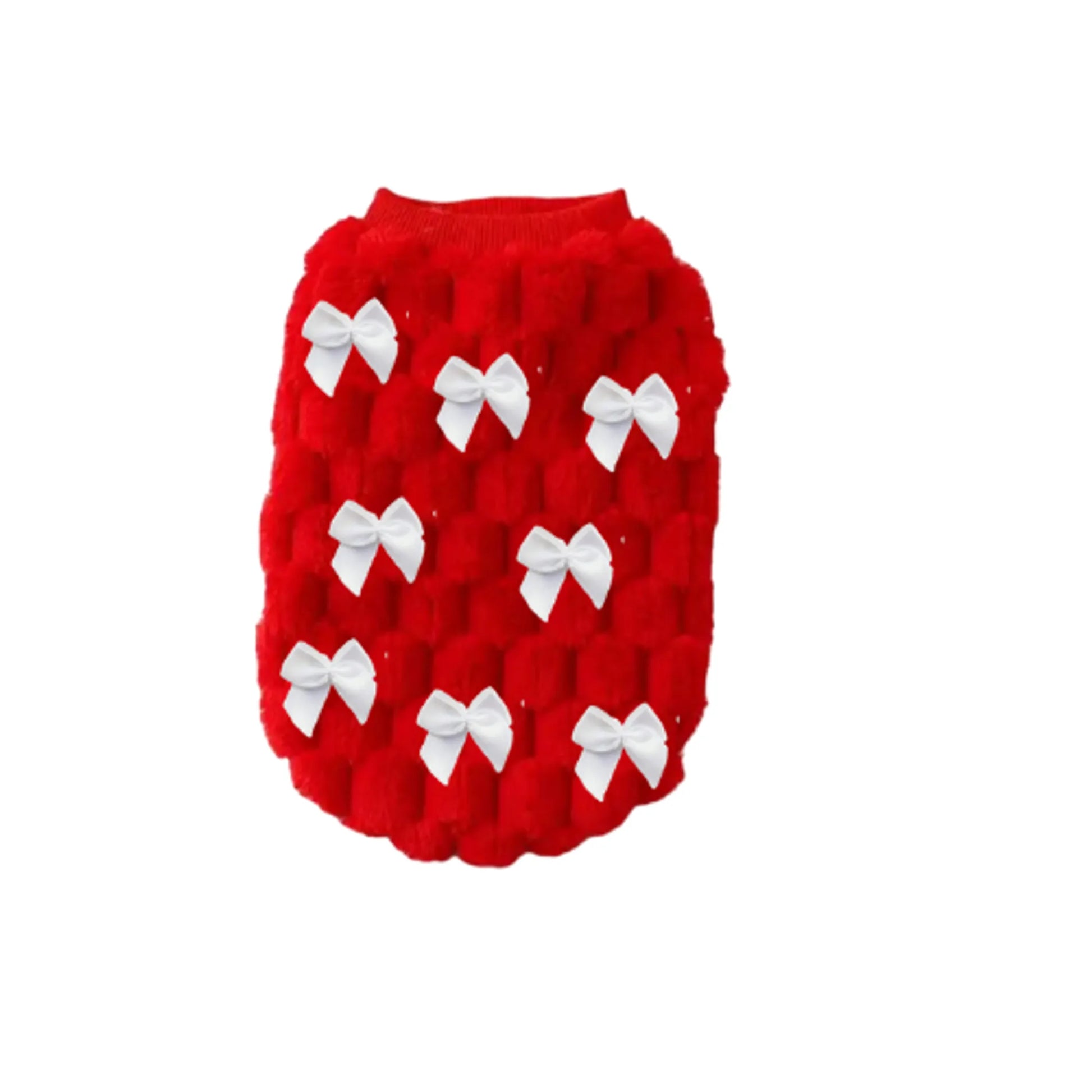 My Tiny Bows Furry Dog Sweater - Your Pet Connection