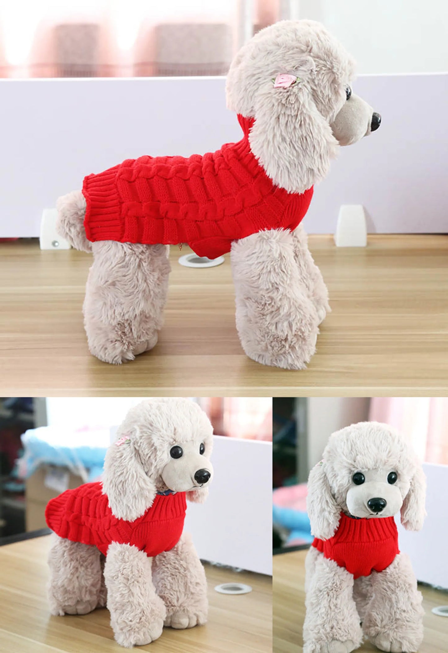 Cashmere Twisted Rope Pet Sweater - Your Pet Connection
