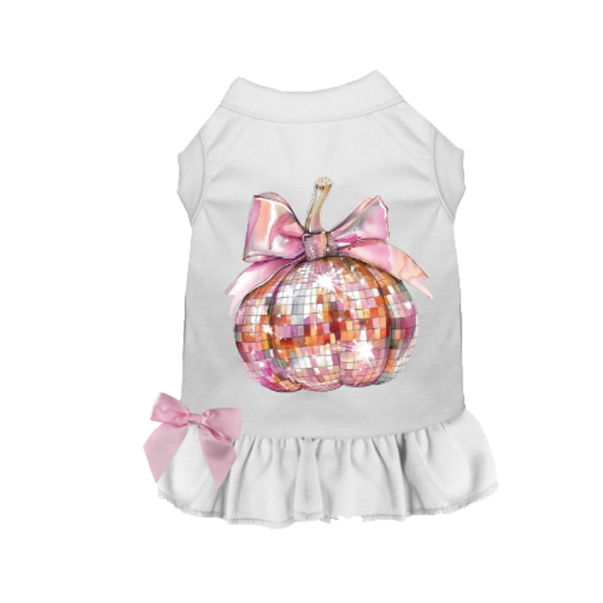 Pretty Pink Pumpkin Dog Dress - Your Pet Connection