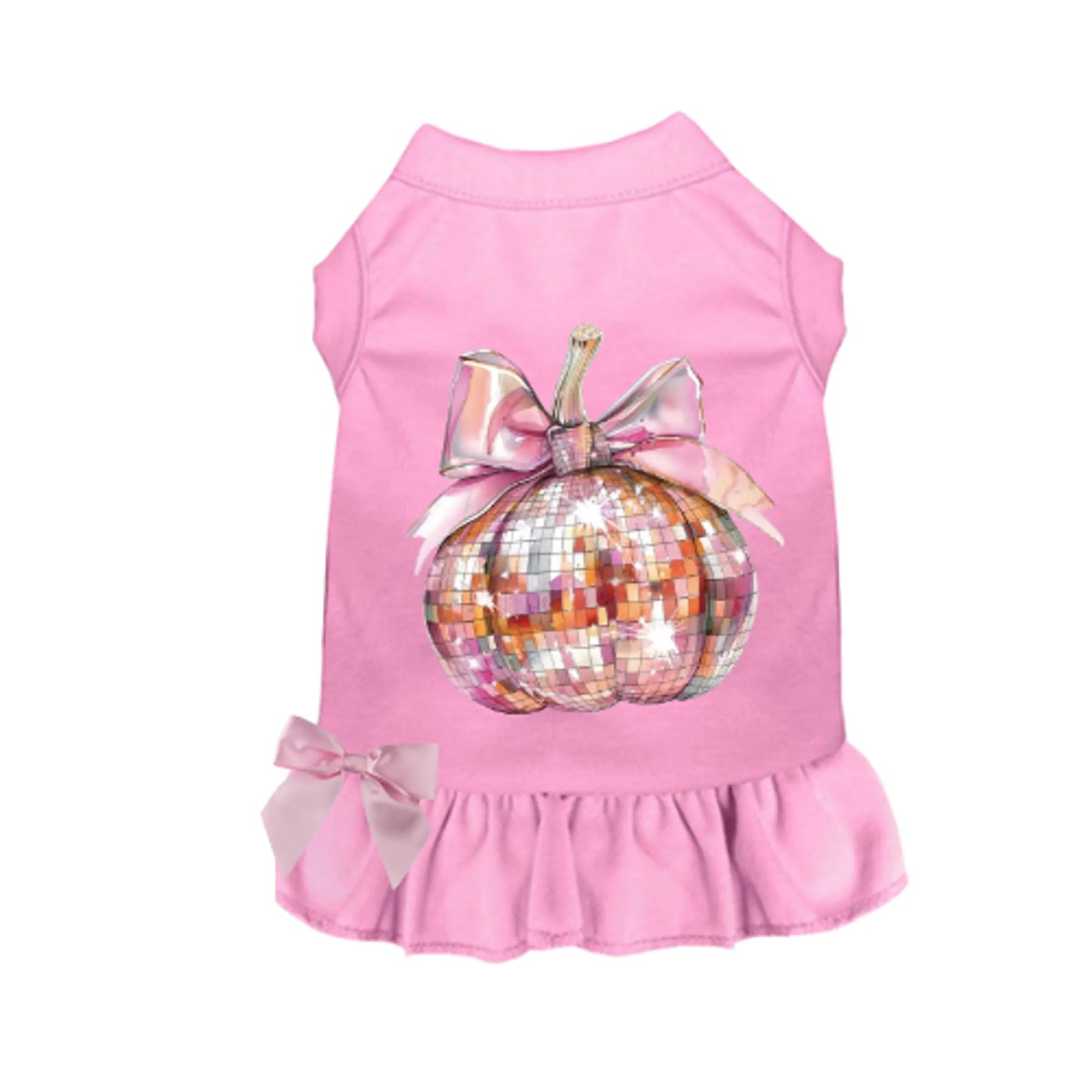Pretty Pink Pumpkin Dog Dress - Your Pet Connection