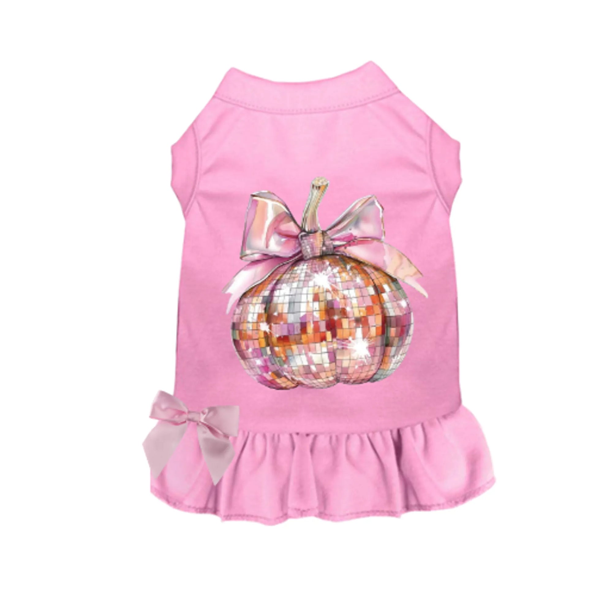 Pretty Pink Pumpkin Dog Dress - Your Pet Connection