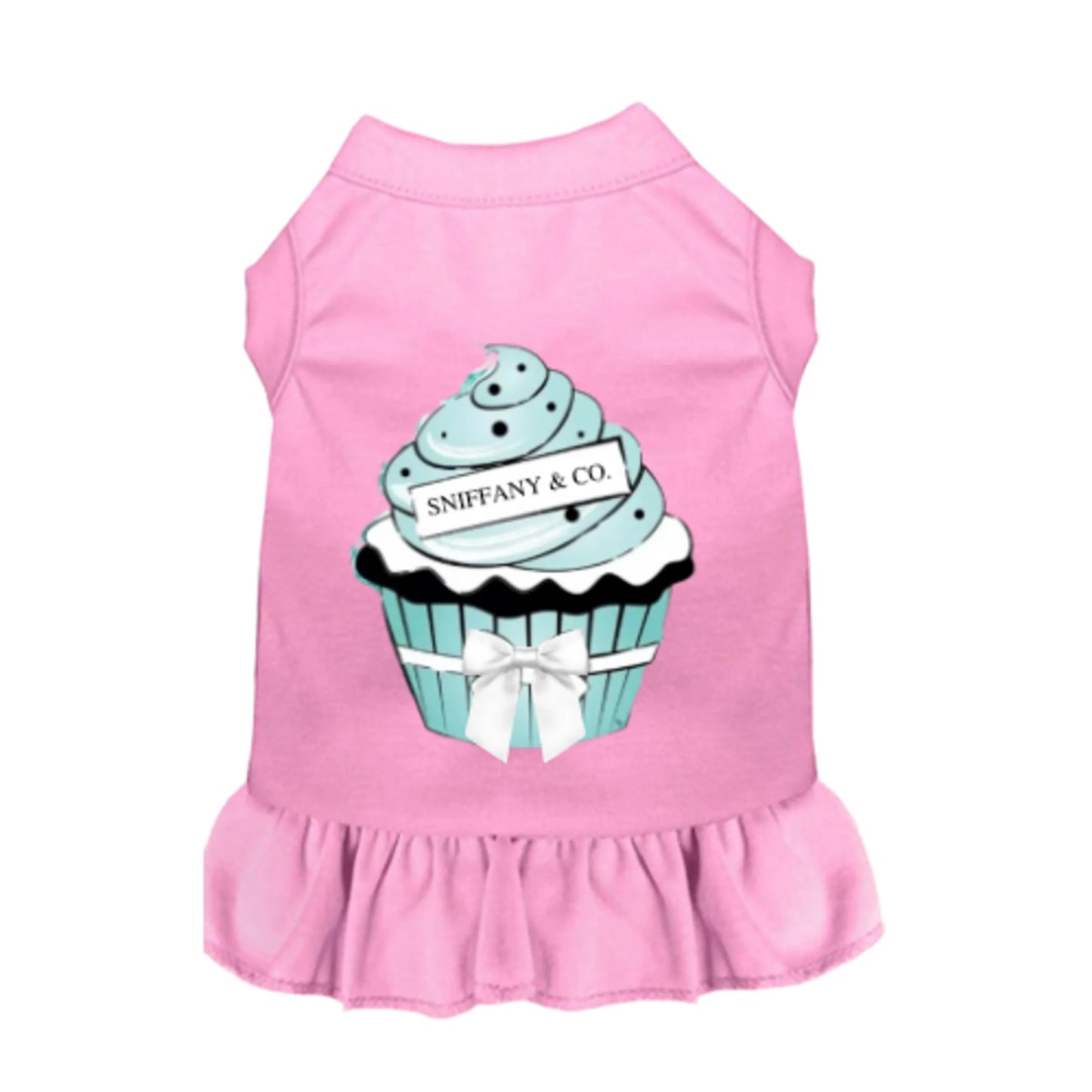 Bark Fifth Avenue Cupcake Dog Dress Small