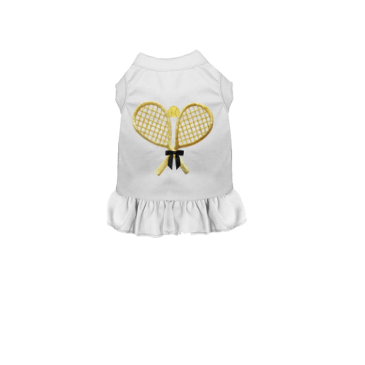 Bark Fifth Avenue My Fancy Tennis Dog Dress Small