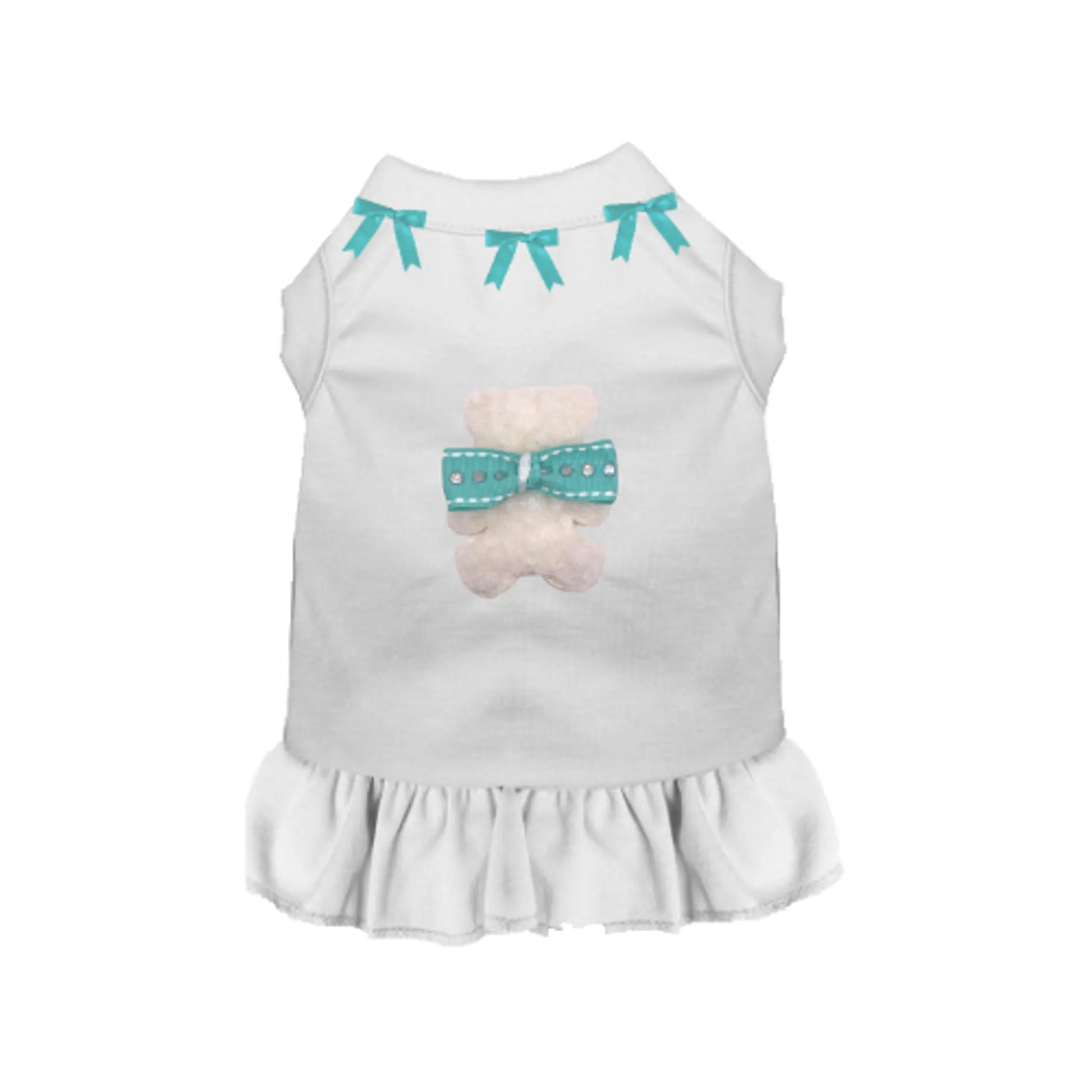 Sniffany Cuddle Bear Bow Dress - Your Pet Connection