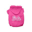 Bark Fifth Avenue Barbie Dog Hoodie - Pink