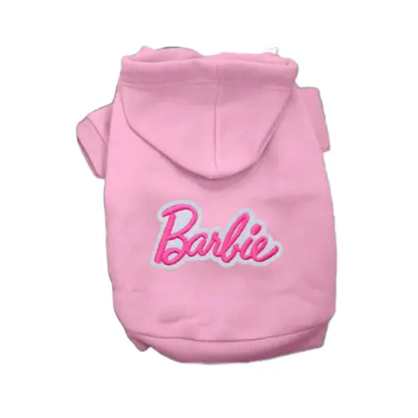 Bark Fifth Avenue Barbie Dog Hoodie - Pink