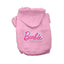 My Cozy Barbie Dog Hoodie - Your Pet Connection