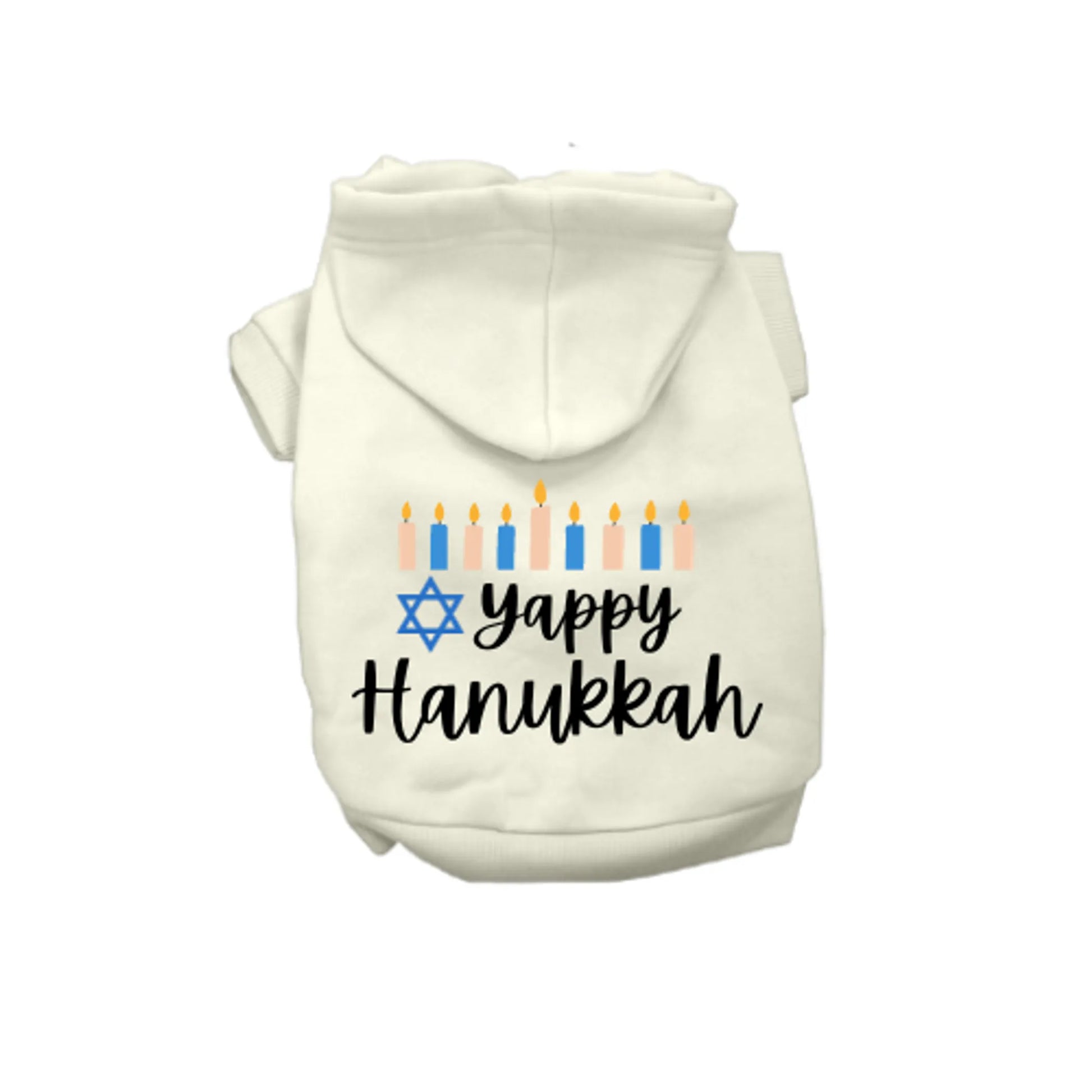 Yappy Hanukkah- Dog Hoodie - Your Pet Connection