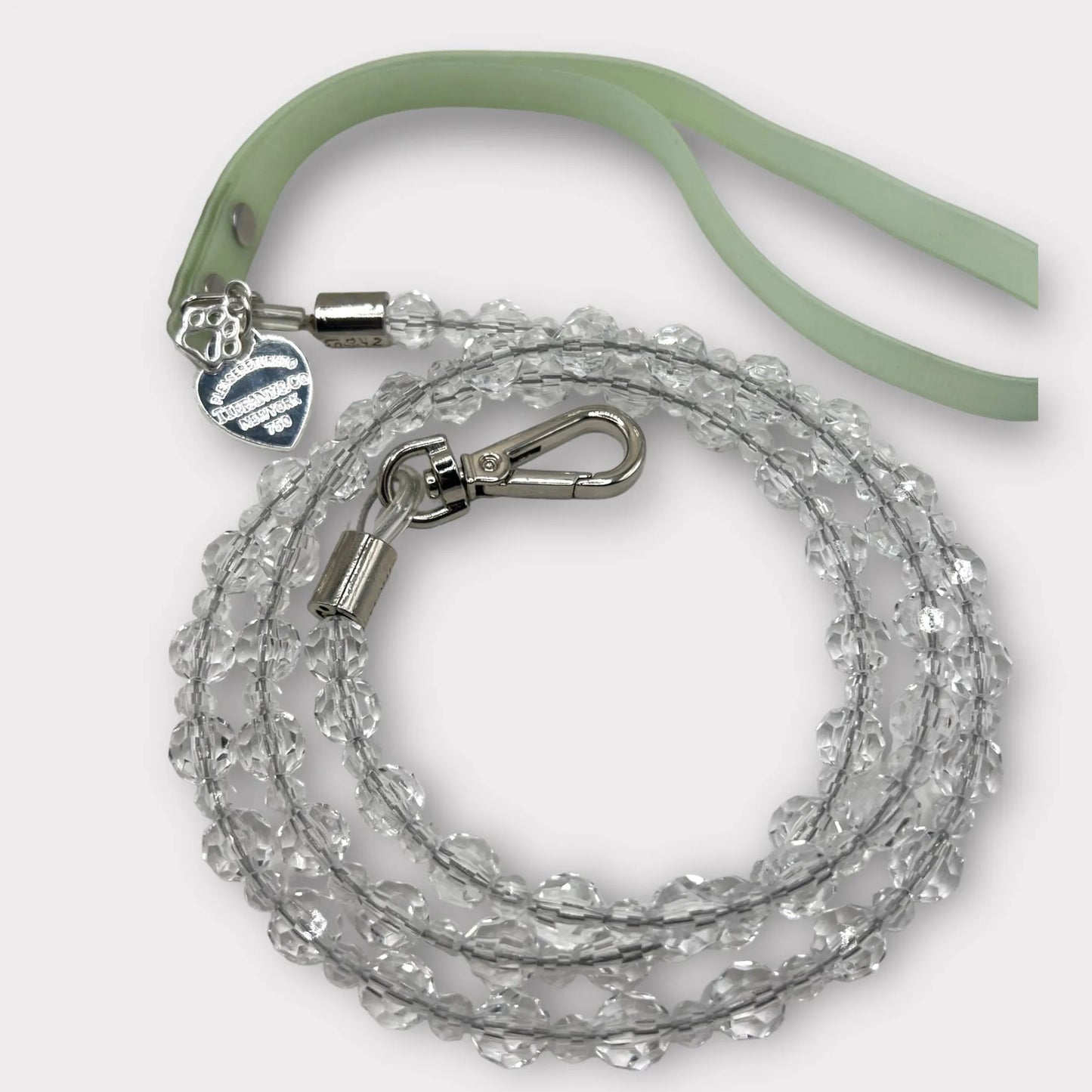 Bark Fifth Avenue Crystal Bead Dog Leash 120cm