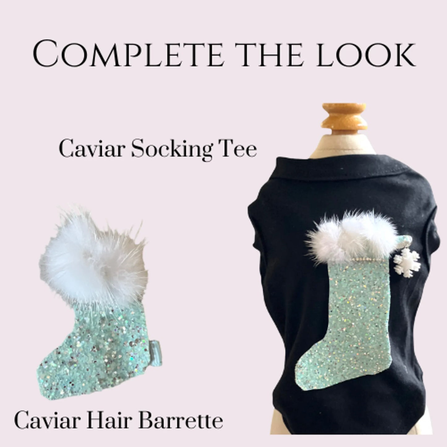 Bark Fifth Avenue Caviar Stockings for Dogs