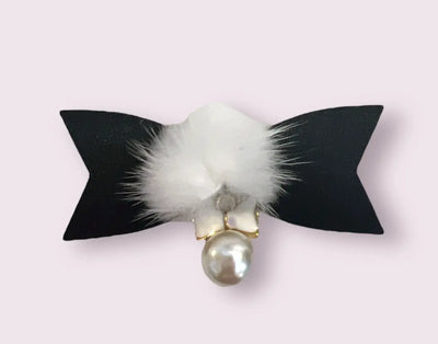 Bark Fifth Avenue Pom-Pom Dog Hair Clips - 30mm
