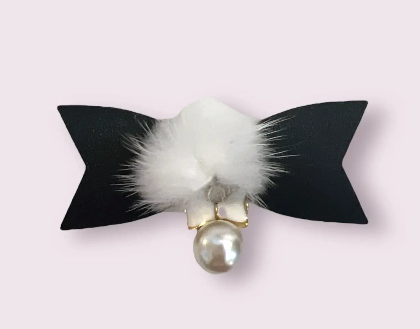 Bark Fifth Avenue Pom-Pom Dog Hair Clips - 30mm
