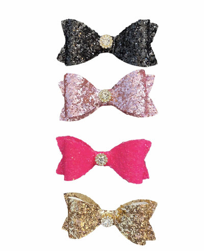 Bark Fifth Avenue Glitter Bow for Small Dogs