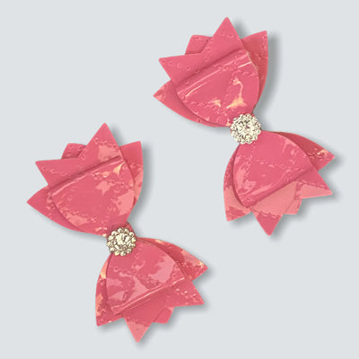 Bark Fifth Avenue Quilted Vegan Leather Dog Bow