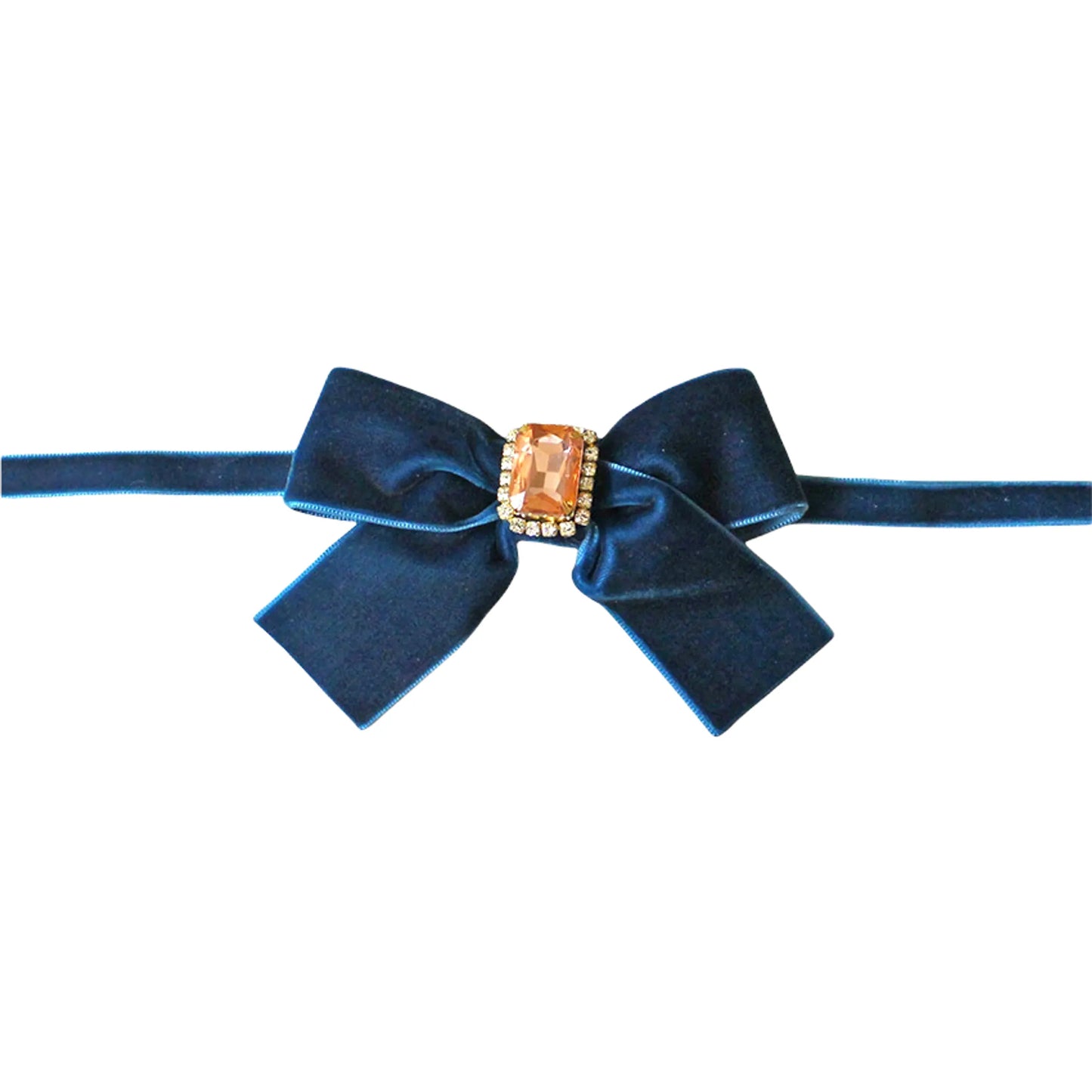 Luxurious Velvet Bow Necklace - Your Pet Connection