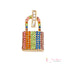 Rainbow Rhinestone Lock Charm - Your Pet Connection