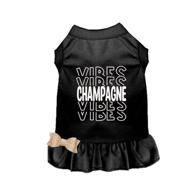 Champagne Vibes Dog Dress - Your Pet Connection