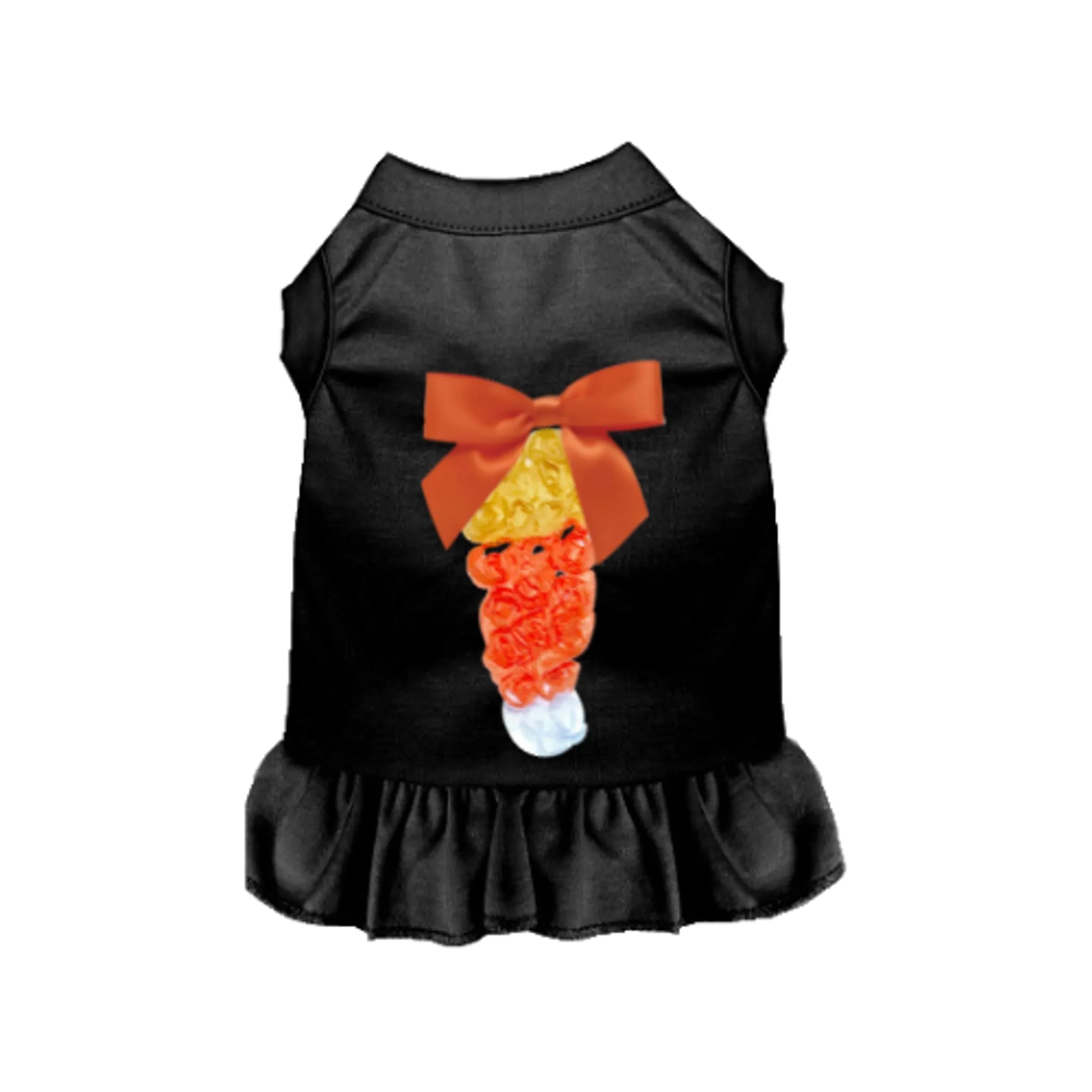 Chiffon Candy Corn Rose Dress - Your Pet Connection