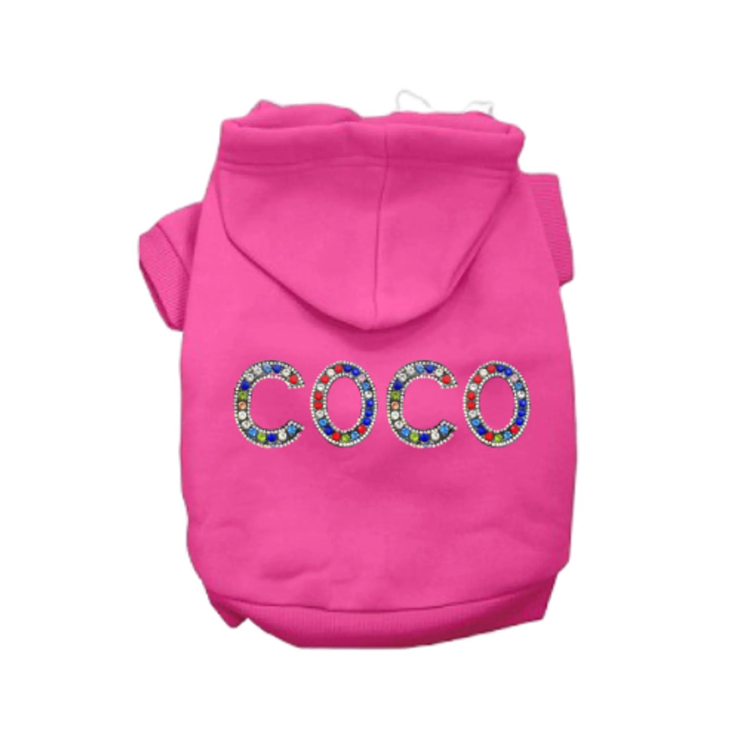 Bark Fifth Avenue Luxurious Rhinestone Dog Hoodie