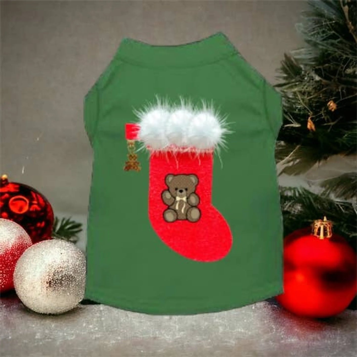Chewy Vuitton Stocking Bear Shirt-Dog Shirt - Your Pet Connection