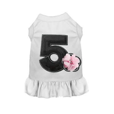 Chiffon No. 5 Flower- Dog Dress - Your Pet Connection