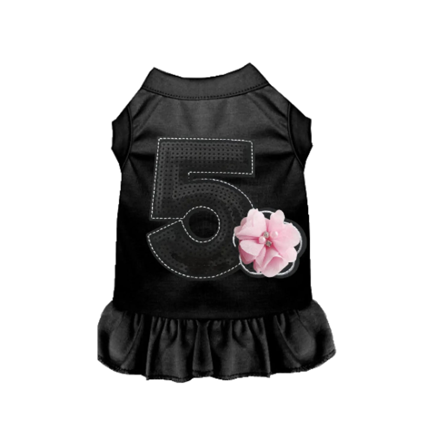 Chiffon No. 5 Flower- Dog Dress - Your Pet Connection