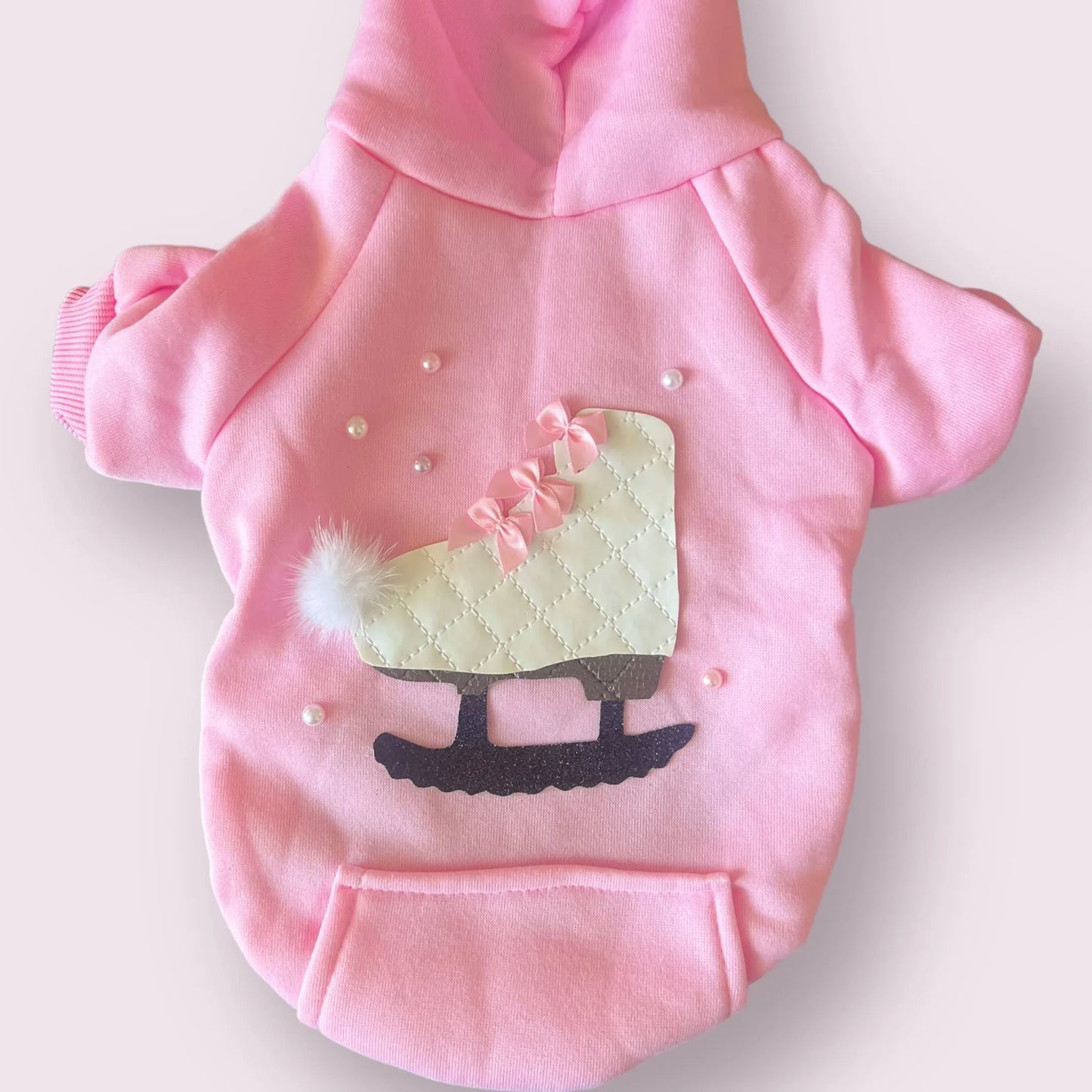 Quilted Ice Skate Dog Hoodie - Your Pet Connection