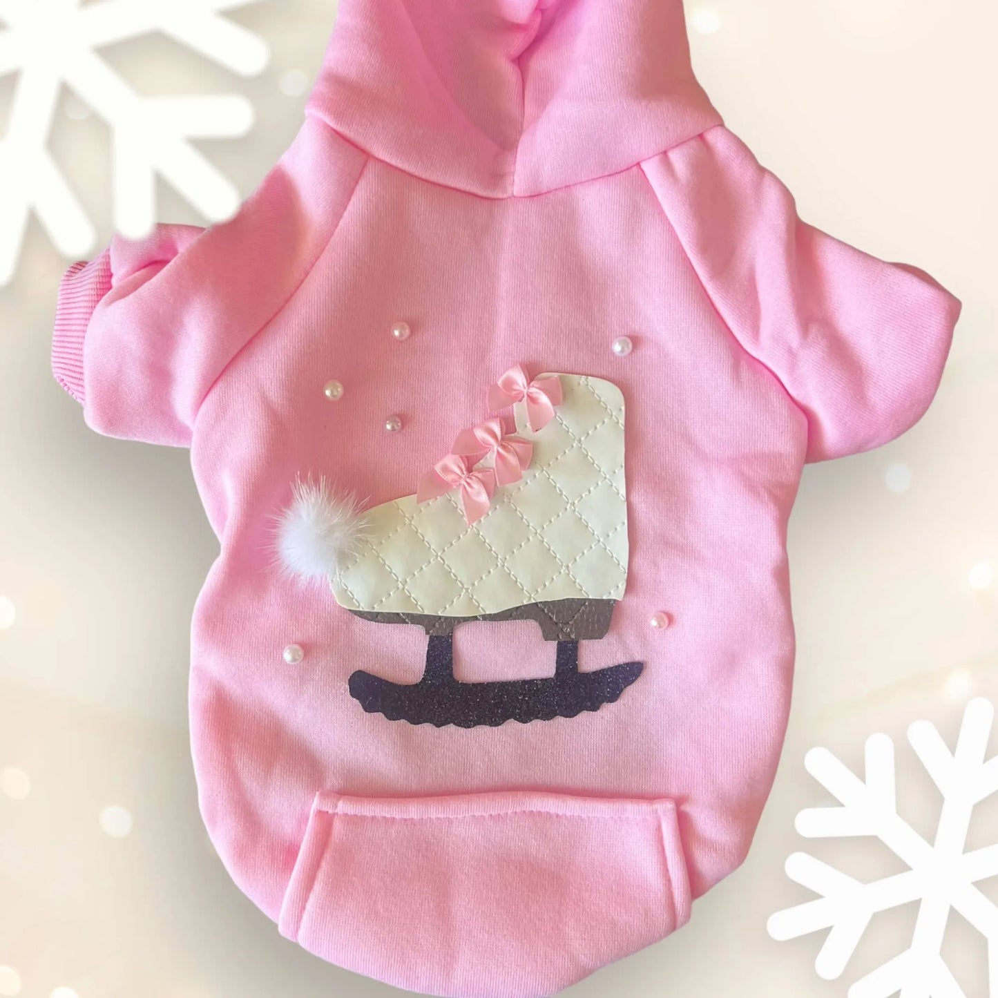 Quilted Ice Skate Dog Hoodie - Your Pet Connection