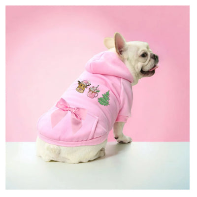 Reindeer Fun- Dog Hoodie - Your Pet Connection