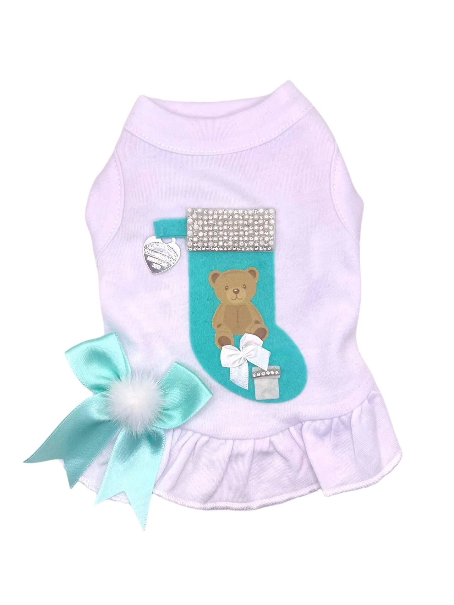 Sniffany Bear Stocking Dress- Dog Dress - Your Pet Connection