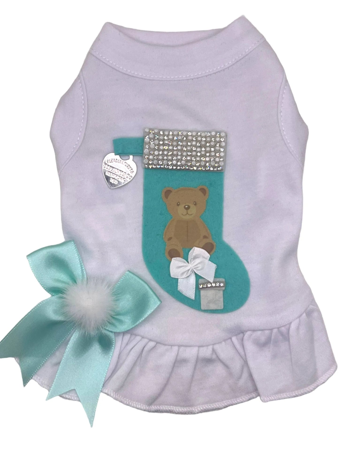 Sniffany Bear Stocking Dress- Dog Dress - Your Pet Connection