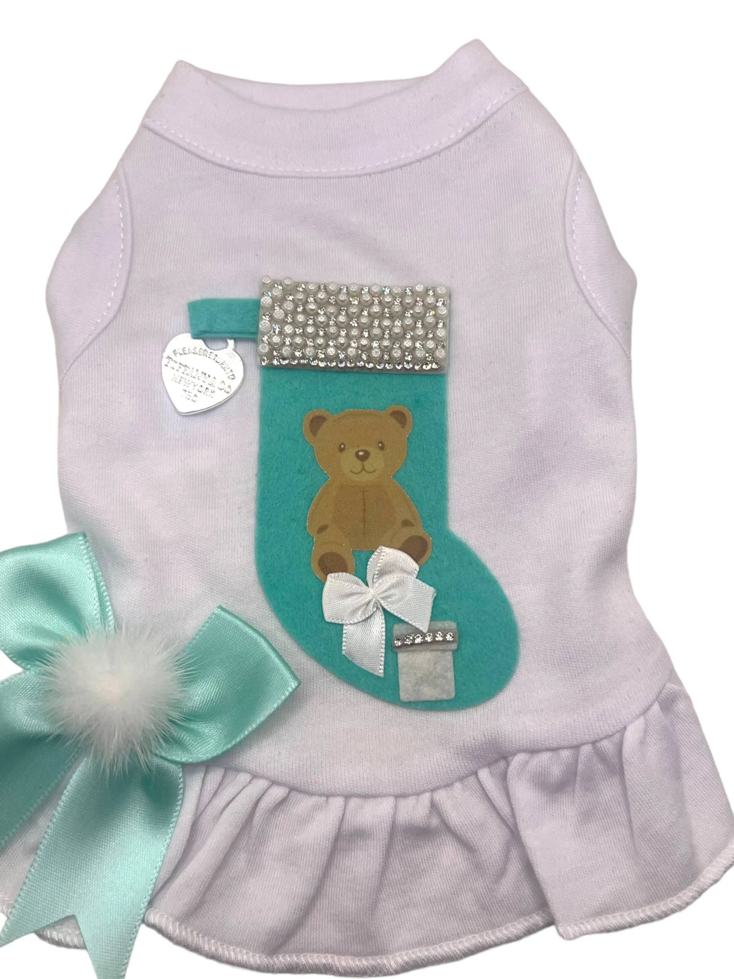 Sniffany Bear Stocking Dress- Dog Dress - Your Pet Connection