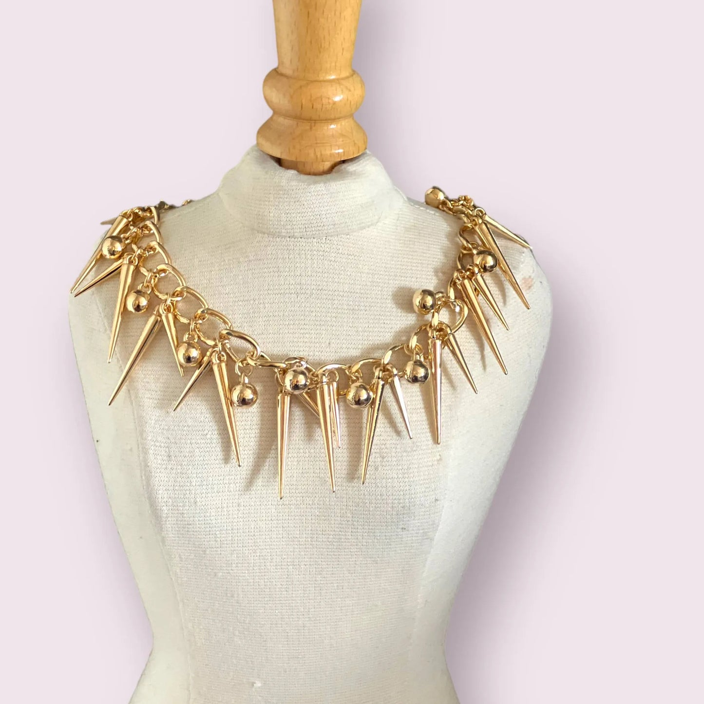 Spikey Stud Chain- Dog Necklace - Your Pet Connection