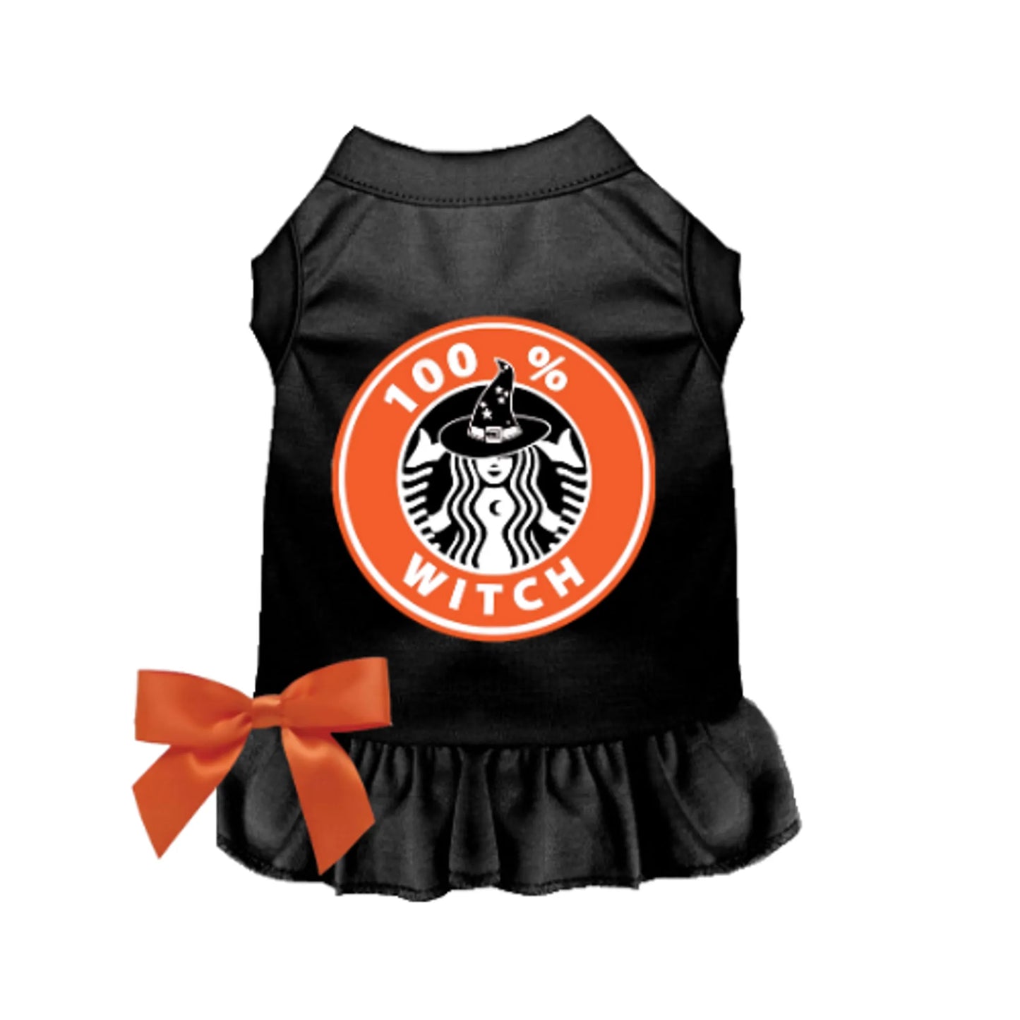 Bark Fifth Avenue Witch Pink Dog Dress