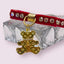 Velvet Bow Bear Charm Collar- Dog Collar - Your Pet Connection
