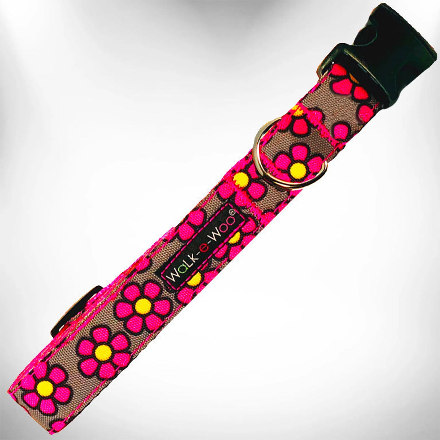 Walk-e-Woo Flower Power Dog Collar