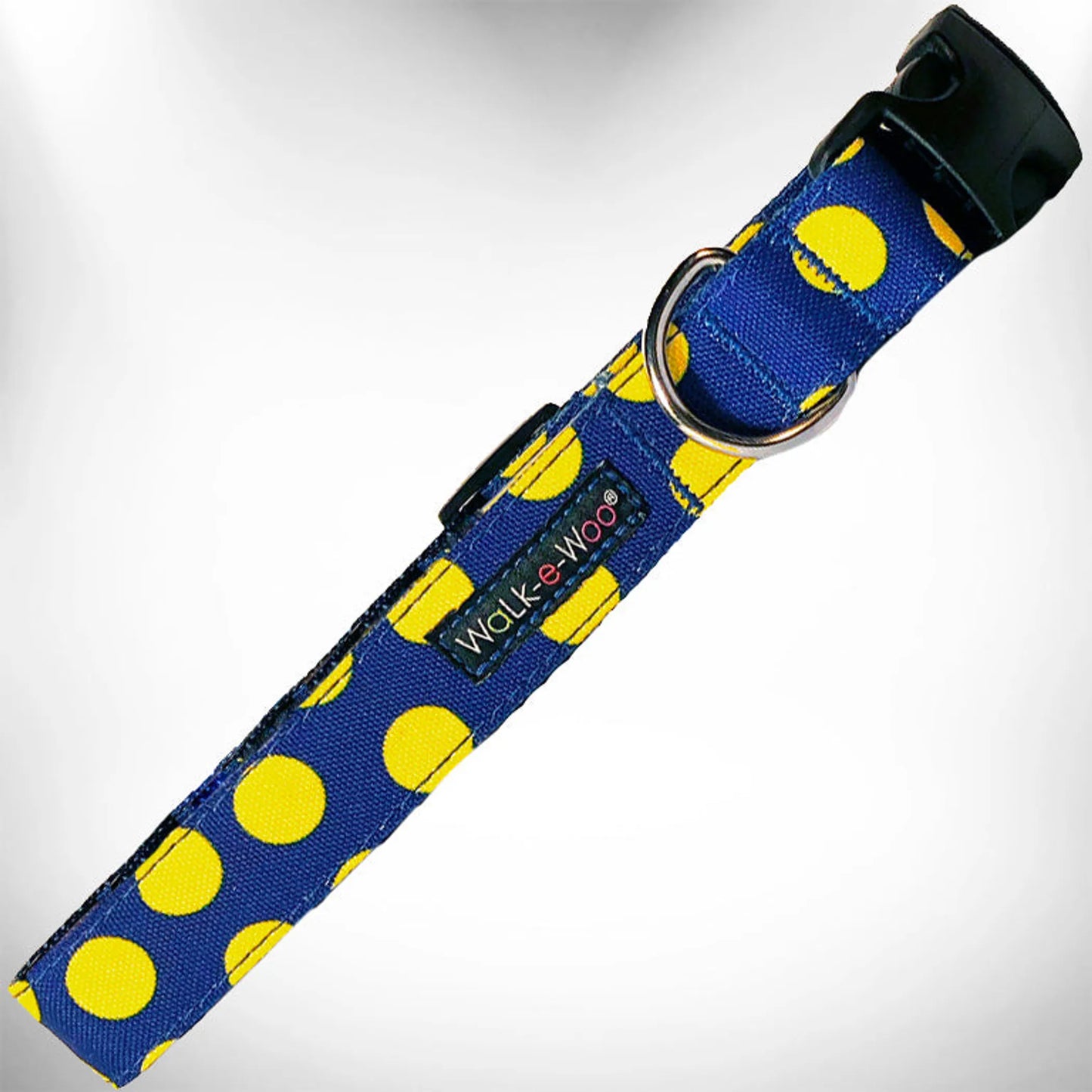 Walk-e-Woo Neon Polka Dot Dog Collar